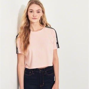 Hollister Pink Boyfriend Tee